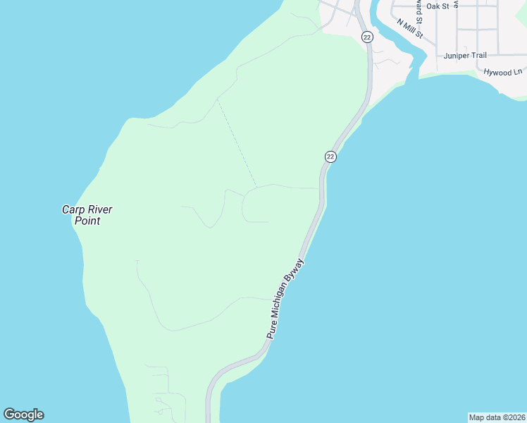 map of restaurants, bars, coffee shops, grocery stores, and more near 4001-4099 East Oxford Drive in Leelanau