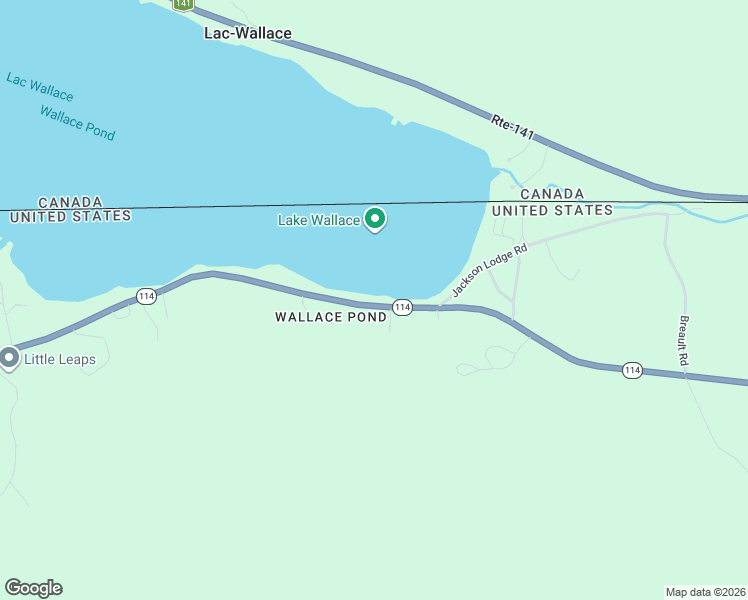 map of restaurants, bars, coffee shops, grocery stores, and more near 4047 Vermont 114 in Canaan