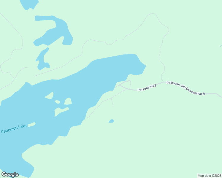 map of restaurants, bars, coffee shops, grocery stores, and more near 214 Parsons Way in Lanark Highlands