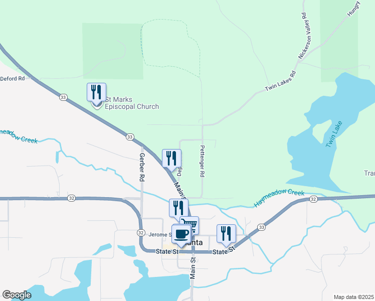 map of restaurants, bars, coffee shops, grocery stores, and more near 11501-11899 Depot Street in Atlanta