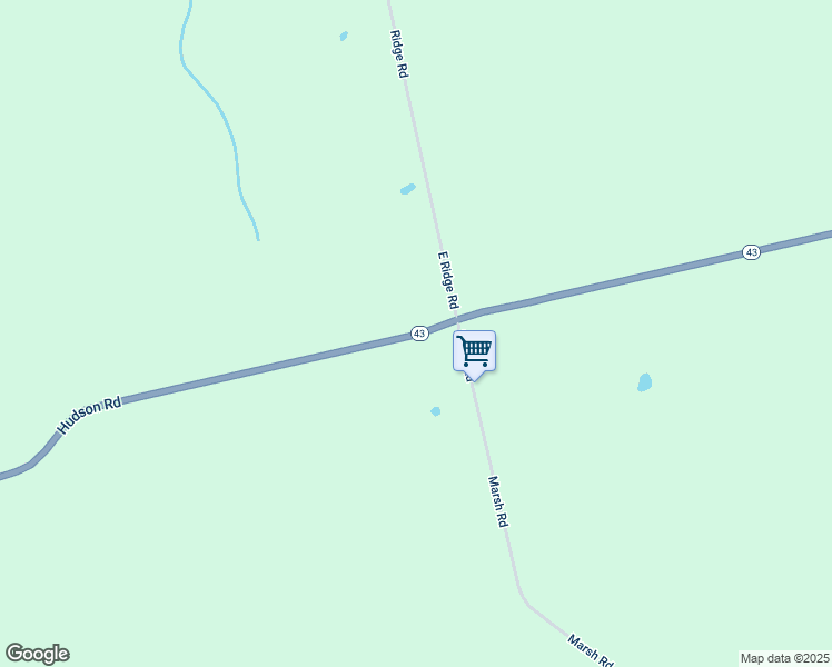 map of restaurants, bars, coffee shops, grocery stores, and more near 272 Hudson Road in Corinth