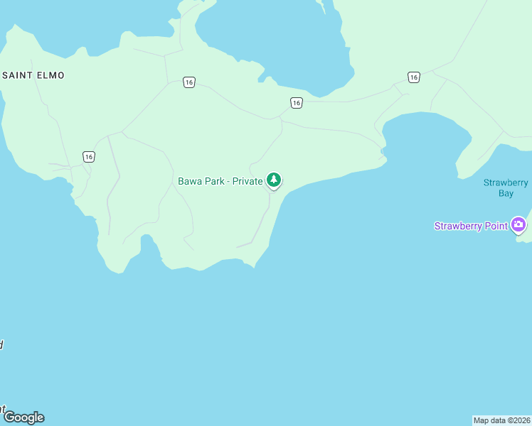 map of restaurants, bars, coffee shops, grocery stores, and more near 1043 Muskoka Crescent Road in Bracebridge
