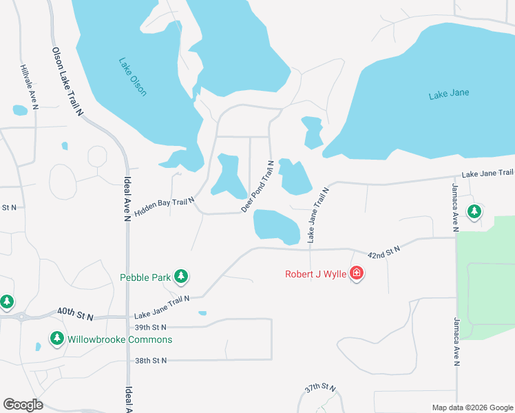 map of restaurants, bars, coffee shops, grocery stores, and more near 8401 Deer Pond Trail North in Lake Elmo