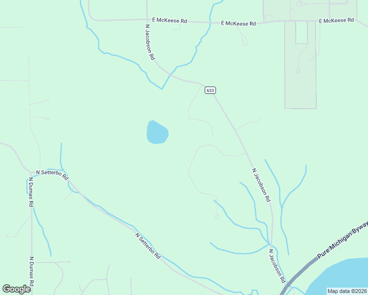map of restaurants, bars, coffee shops, grocery stores, and more near 2113-2335 North Jacobson Road in Suttons Bay