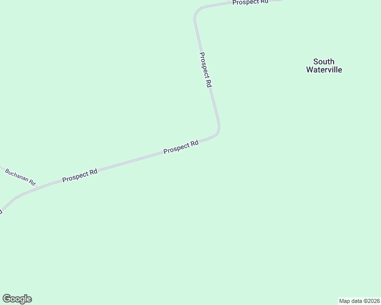 map of restaurants, bars, coffee shops, grocery stores, and more near 1552 Prospect Road in Waterville