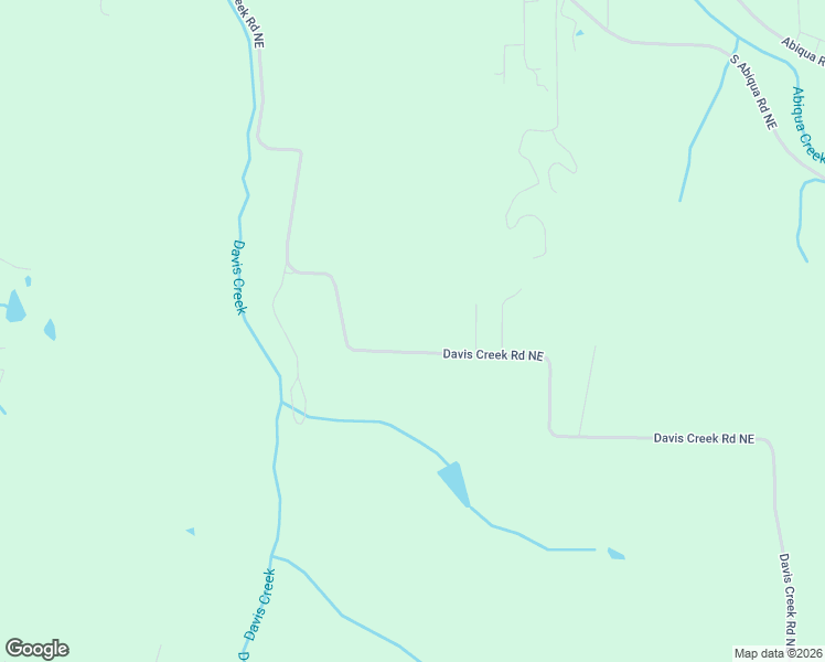 map of restaurants, bars, coffee shops, grocery stores, and more near 5934 Davis Creek Road Northeast in Silverton