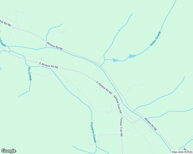 map of restaurants, bars, coffee shops, grocery stores, and more near 18345 South Abiqua Road Northeast in Silverton