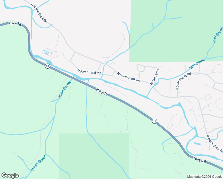 map of restaurants, bars, coffee shops, grocery stores, and more near 2119-2233 Salmon River Highway in Lincoln