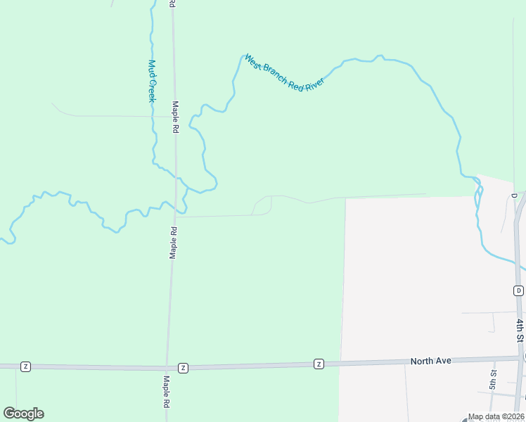 map of restaurants, bars, coffee shops, grocery stores, and more near W15996 Morning Glory Lane in Antigo