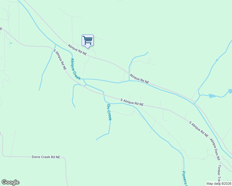 map of restaurants, bars, coffee shops, grocery stores, and more near 17835 South Abiqua Road Northeast in Silverton