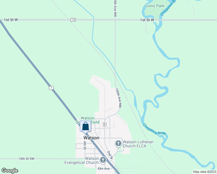 map of restaurants, bars, coffee shops, grocery stores, and more near 1001 Highland Ridge in Watson