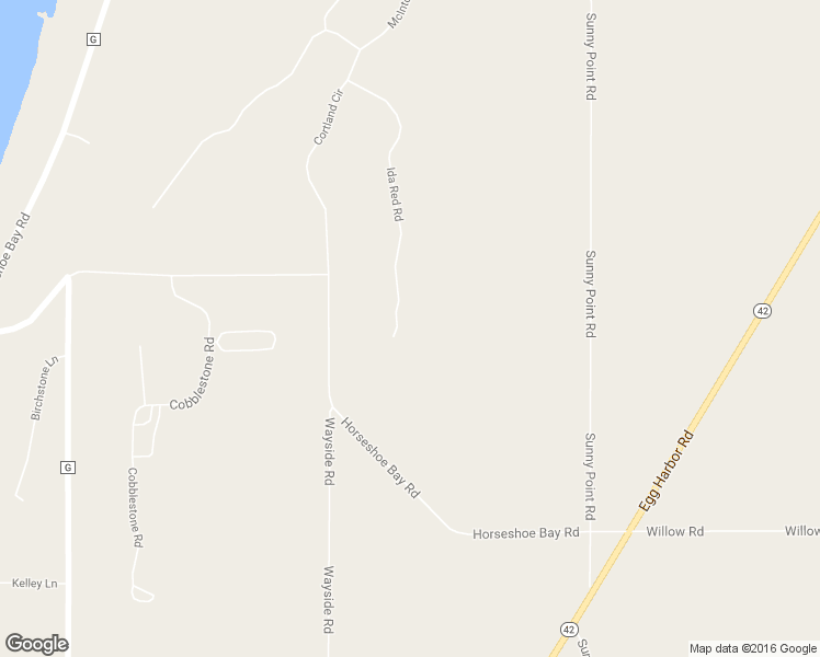 map of restaurants, bars, coffee shops, grocery stores, and more near 7130 Ida Red Road in Egg Harbor