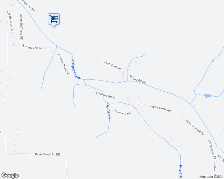 map of restaurants, bars, coffee shops, grocery stores, and more near 17835 South Abiqua Road Northeast in Silverton