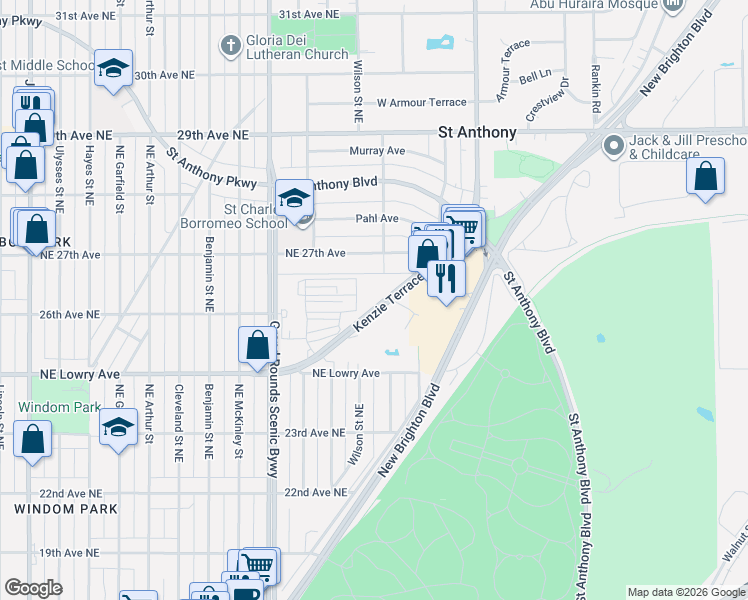 Walk Score Detail Map