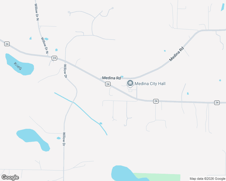 map of restaurants, bars, coffee shops, grocery stores, and more near 2152 Cottonwood Trail in Long Lake