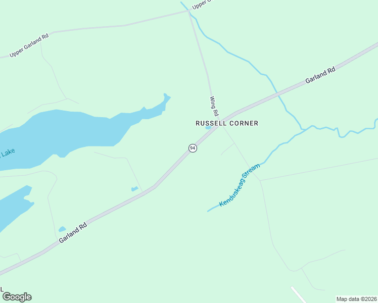 map of restaurants, bars, coffee shops, grocery stores, and more near Maine 94 in Dexter