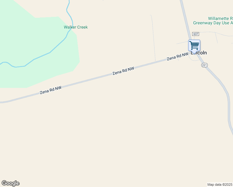 map of restaurants, bars, coffee shops, grocery stores, and more near 3370 Zena Road Northwest in Salem