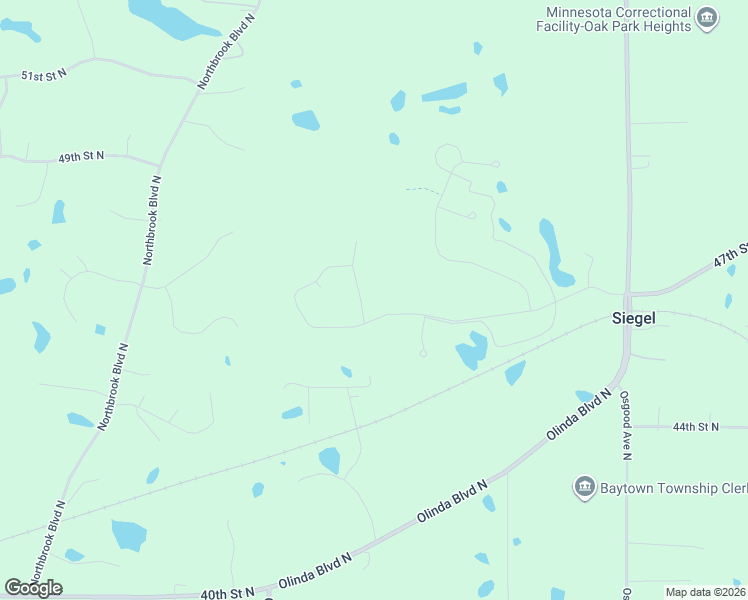 map of restaurants, bars, coffee shops, grocery stores, and more near 14200 45th Street North in Stillwater