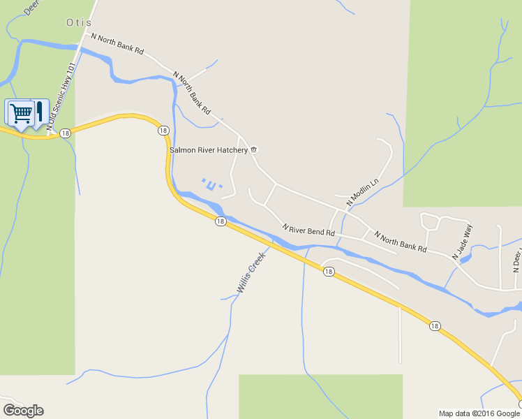 map of restaurants, bars, coffee shops, grocery stores, and more near 754 North River Bend Road in Otis