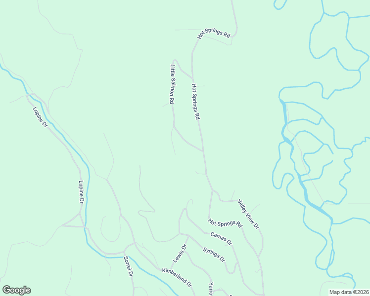 map of restaurants, bars, coffee shops, grocery stores, and more near 4027 Little Salmon Road in New Meadows