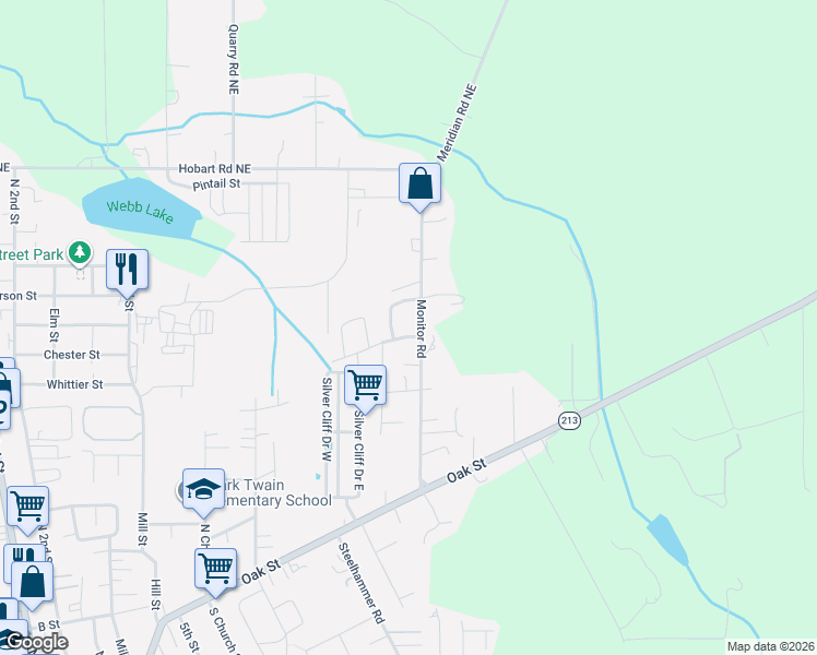 map of restaurants, bars, coffee shops, grocery stores, and more near 1075 Sage Street in Silverton