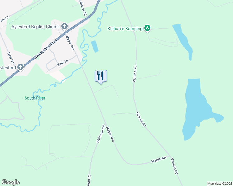 map of restaurants, bars, coffee shops, grocery stores, and more near 1129 Percy Court in Kings County