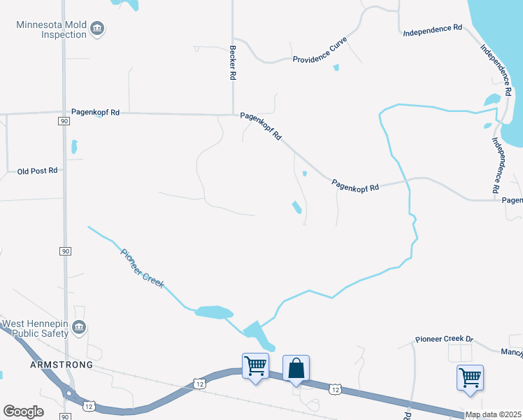 map of restaurants, bars, coffee shops, grocery stores, and more near 5900 Fieldstone Place in Maple Plain