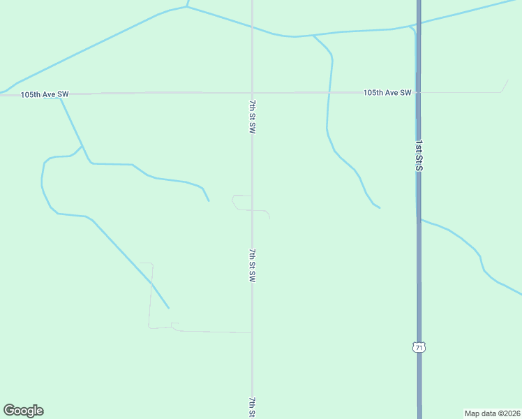 map of restaurants, bars, coffee shops, grocery stores, and more near 11009 7th Street Southwest in Willmar