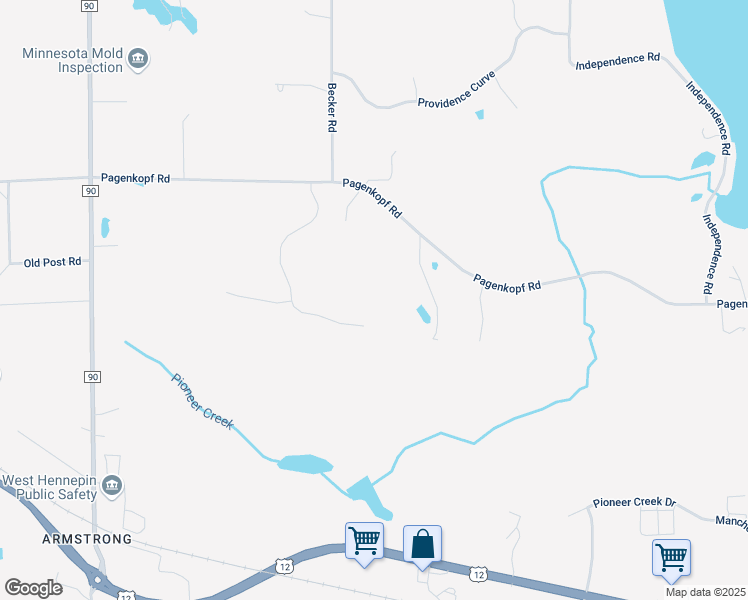 map of restaurants, bars, coffee shops, grocery stores, and more near 5900 Fieldstone Place in Maple Plain