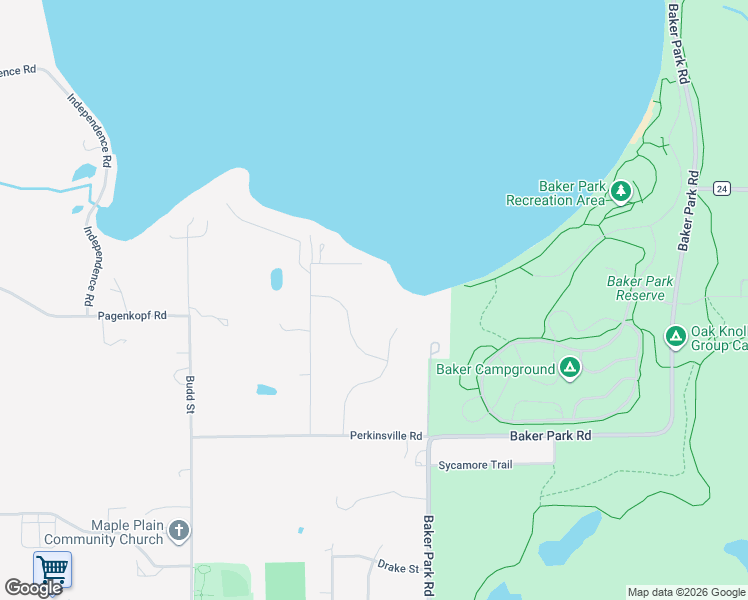 map of restaurants, bars, coffee shops, grocery stores, and more near 2242 South Lakeshore Drive in Independence