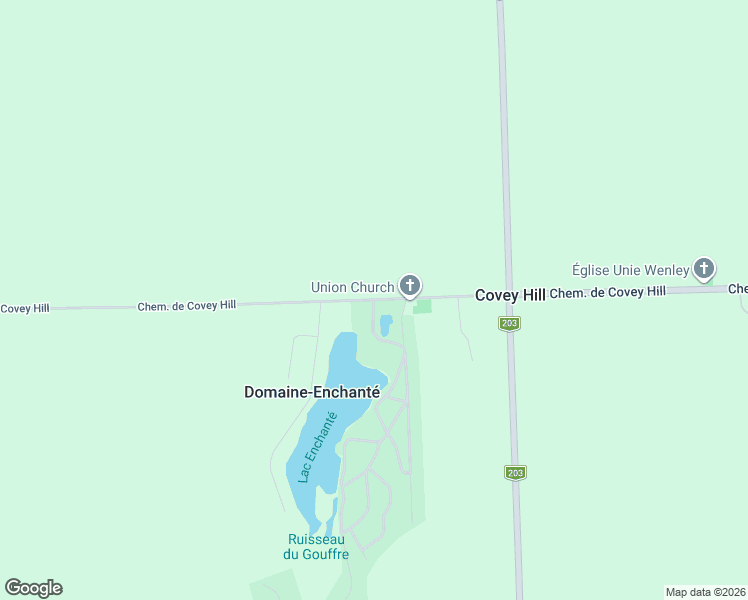 map of restaurants, bars, coffee shops, grocery stores, and more near 470 Chemin de Covey Hill in Havelock