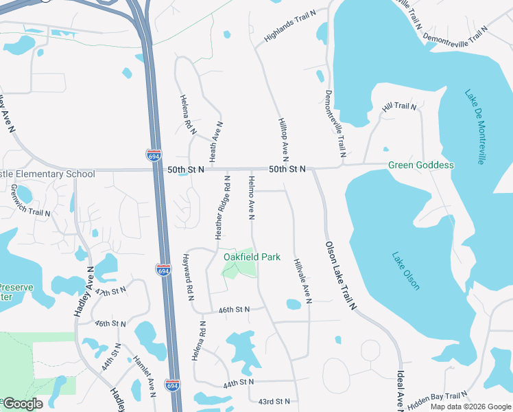 map of restaurants, bars, coffee shops, grocery stores, and more near 4883 Helmo Avenue North in Saint Paul