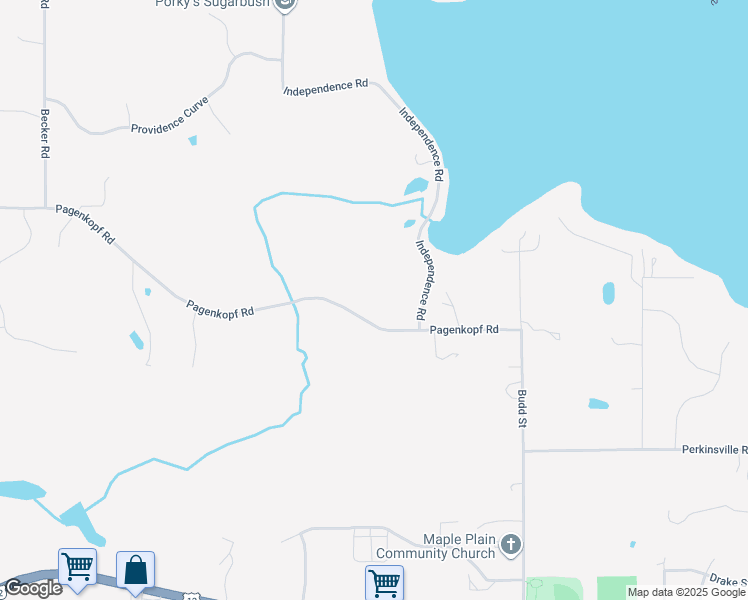 map of restaurants, bars, coffee shops, grocery stores, and more near 5454 Pagenkopf Road in Maple Plain