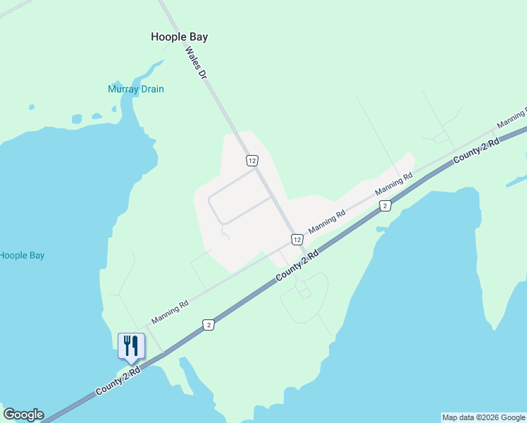 map of restaurants, bars, coffee shops, grocery stores, and more near 41 Loyalist Crescent in Ingleside