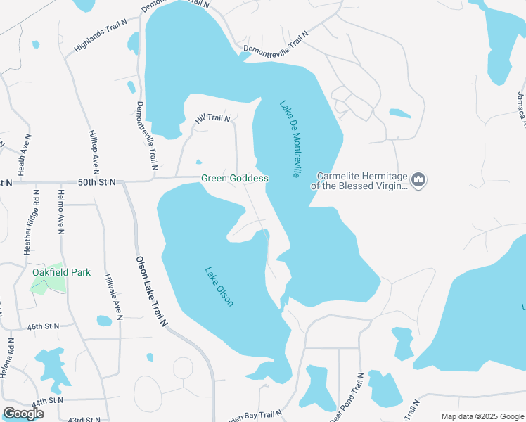 map of restaurants, bars, coffee shops, grocery stores, and more near 8148 Hill Trail North in Lake Elmo