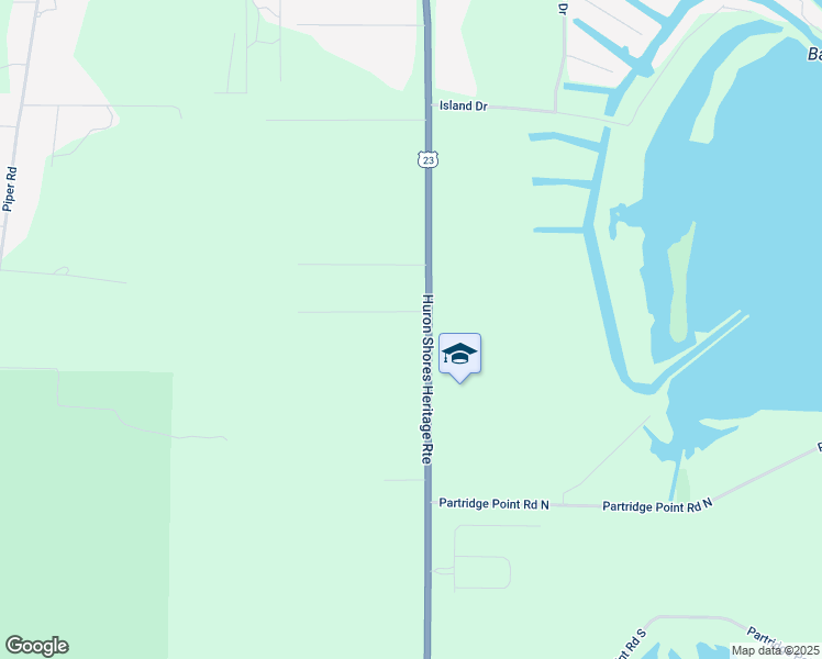 map of restaurants, bars, coffee shops, grocery stores, and more near 3486 U.S. 23 in Alpena