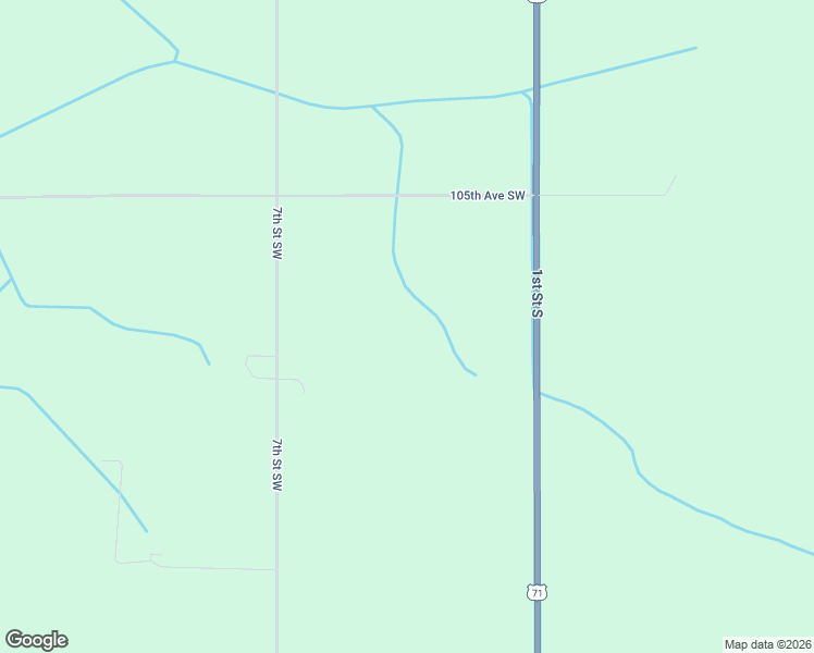 map of restaurants, bars, coffee shops, grocery stores, and more near 11009 7th Street Southwest in Willmar