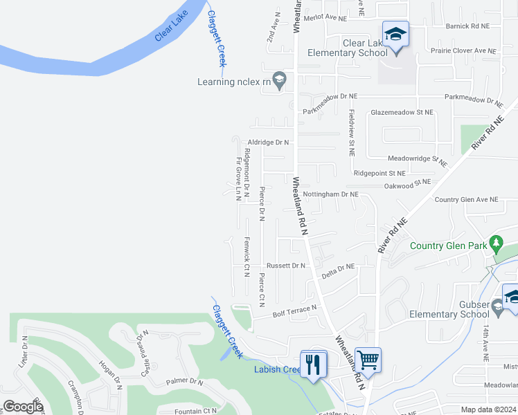 map of restaurants, bars, coffee shops, grocery stores, and more near 306 Ridgeview Drive North in Keizer