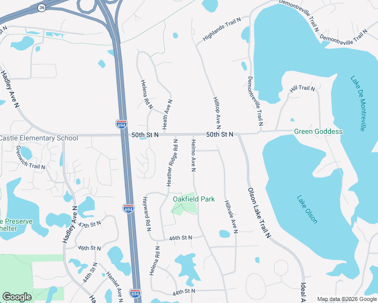 map of restaurants, bars, coffee shops, grocery stores, and more near 4883 Helmo Avenue North in Saint Paul