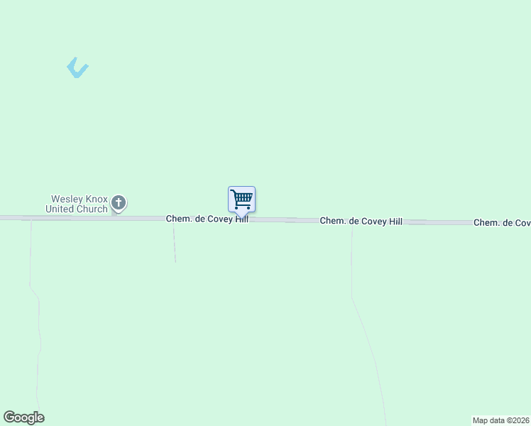map of restaurants, bars, coffee shops, grocery stores, and more near 203 Chemin de Covey Hill in Hemmingford