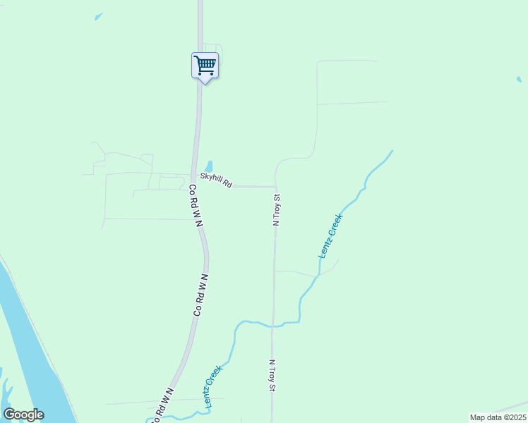 map of restaurants, bars, coffee shops, grocery stores, and more near 237290 North Troy Street in Wausau