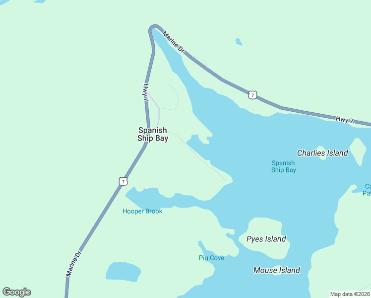 map of restaurants, bars, coffee shops, grocery stores, and more near 42 Mackinley Point Road in Liscomb