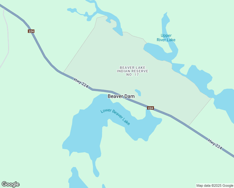 map of restaurants, bars, coffee shops, grocery stores, and more near Highway 224 in Halifax Regional Municipality