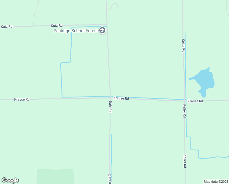 map of restaurants, bars, coffee shops, grocery stores, and more near 1780 Dahl Road in Marinette