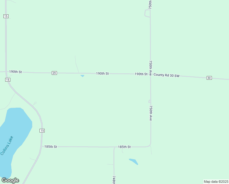 map of restaurants, bars, coffee shops, grocery stores, and more near 18791 750th Avenue Southwest in Dassel