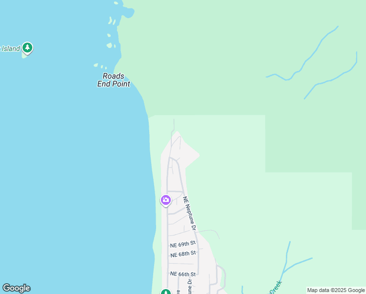 map of restaurants, bars, coffee shops, grocery stores, and more near 7700 Northeast Williams Court in Lincoln City