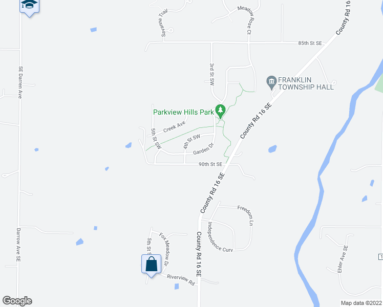 map of restaurants, bars, coffee shops, grocery stores, and more near 394 Garden Drive in Delano