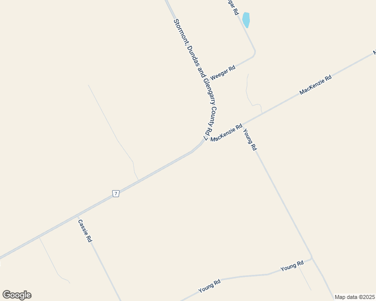map of restaurants, bars, coffee shops, grocery stores, and more near 3866 County Road 7 in Williamsburg