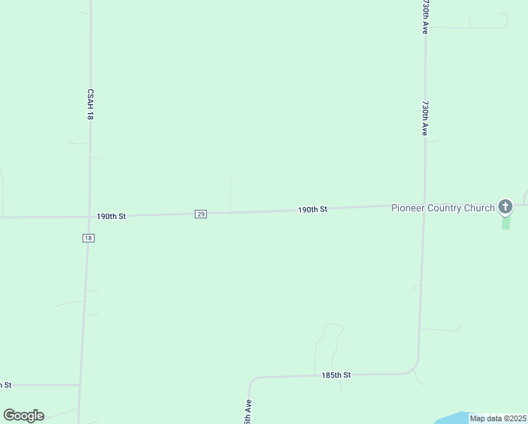 map of restaurants, bars, coffee shops, grocery stores, and more near 72306 190th Street in Dassel