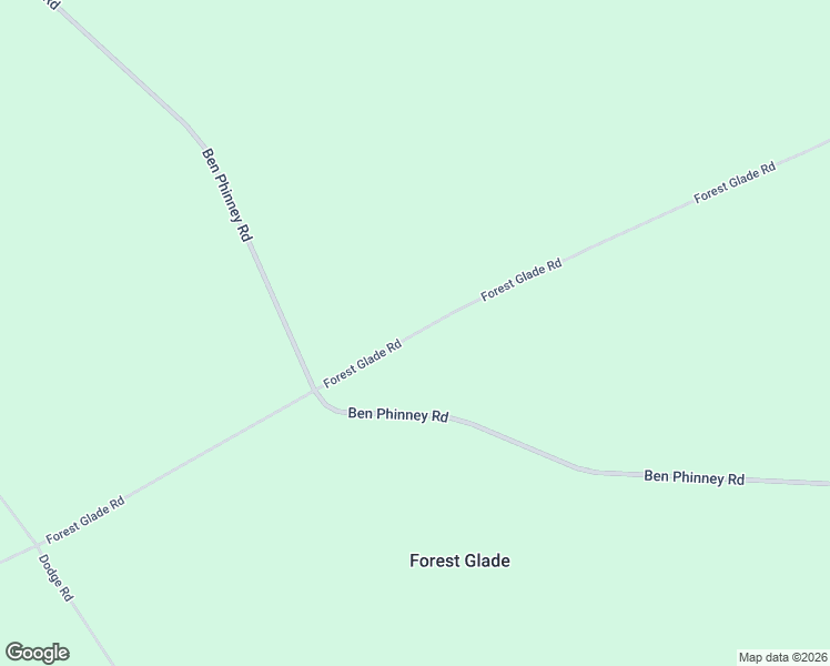 map of restaurants, bars, coffee shops, grocery stores, and more near Forest Glade Road in Annapolis County